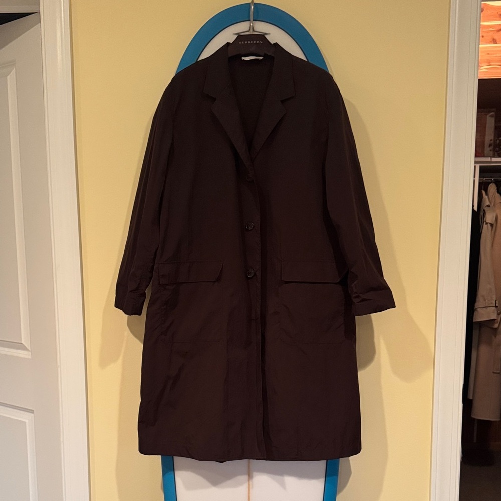 The Row Plum Trench Coat